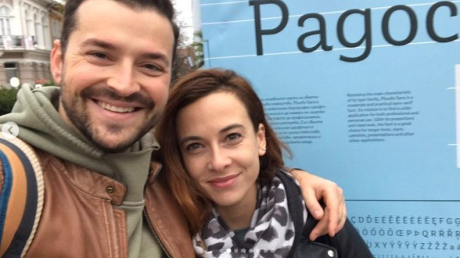 Весела Бабинова и Владимир Зомбори. Снимка: Instagram