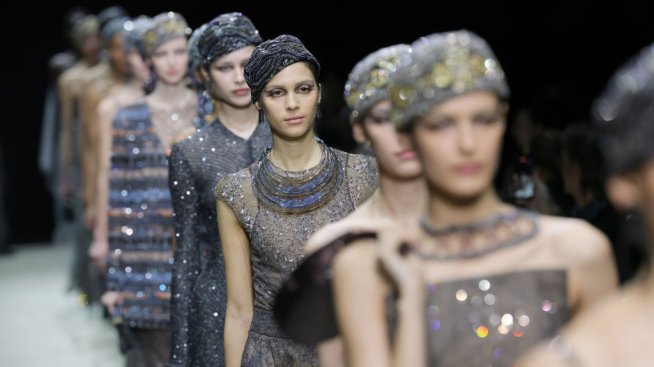 Джорджо Армани представи колекцията си на Седмицата на модата в Милано .Снимка: Getty