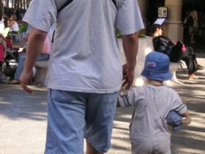 Татко, днес цял ден съм с теб!