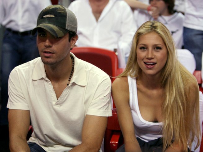 Енрике Иглесиас и Анна Курникова. Снимка: Reuters