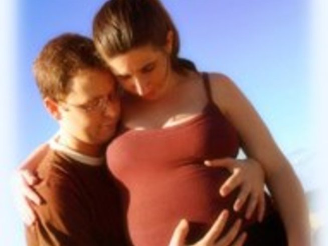 Бременна и красива