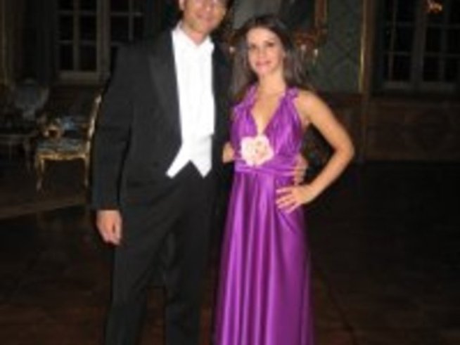 Елица и Стоян с президента в Париж