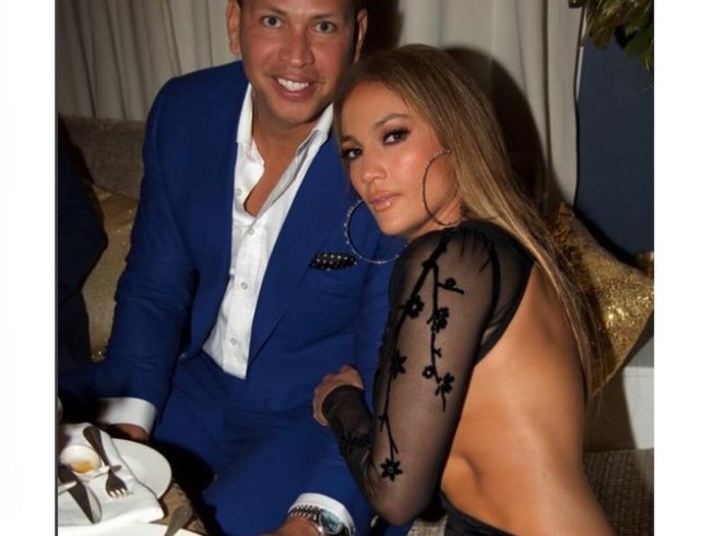 Дженифър Лопес и  Алекс Родригес. Снимка: Instagram