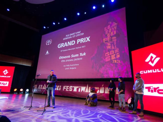 Награждаването в Краков.