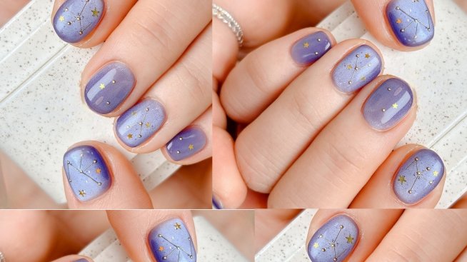 Звезден маникюр за есента. Снимка: istock