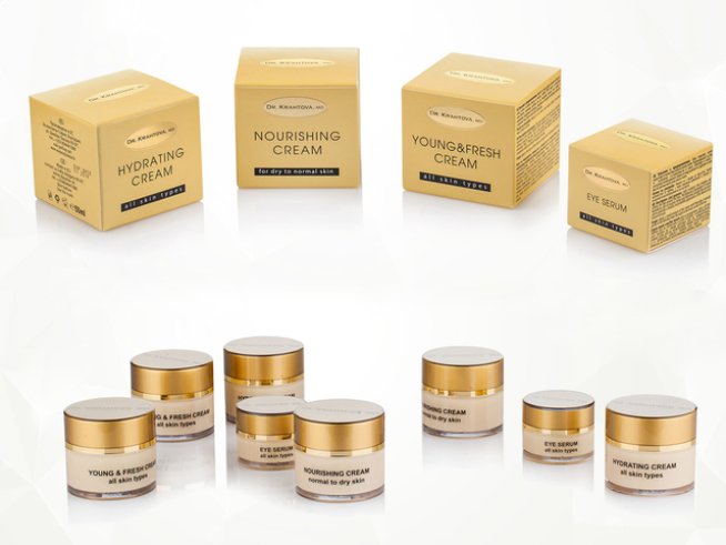 Кремовете от козметичната серия Dr.Krahtova, MD