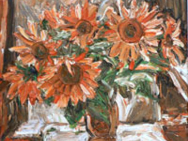 Цветница /живопис/