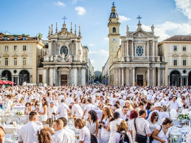 White Dinner в Торино.