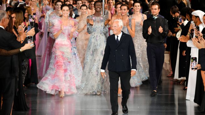 Уроци по стил  от Джорджо Армани . Снимка: Getty