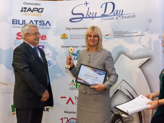 „България Ер“ спечели наградата Sky Award 2018 за най-предпочитана авиокомпания