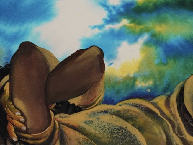 Една жена седи и си рисува… Изложба на Текла Алексиева