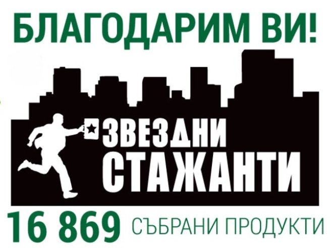 „Звездни стажанти“ дариха 16 869 продукта на Holiday Heroes