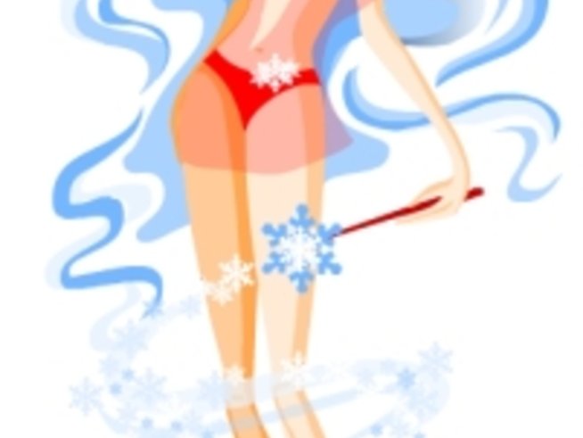 Снежанка ще разпръсква коледна магия само по бельо