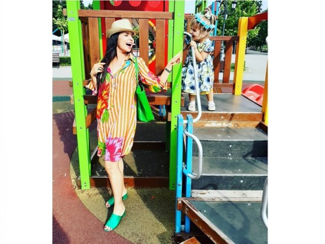 Цвети Радойчева и Ванеса. Снимка: личен архив