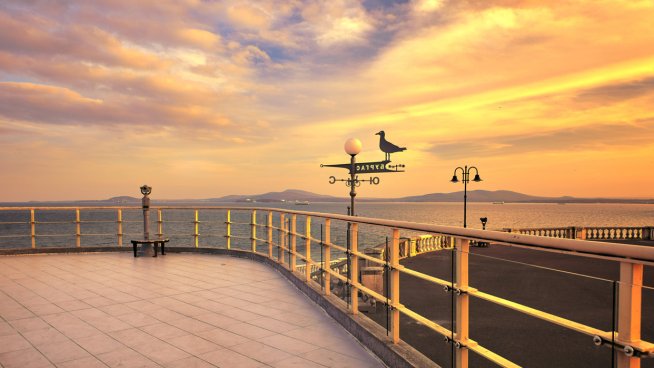 Разкошна гледка от морската градина в Бургас. Снимка: istock