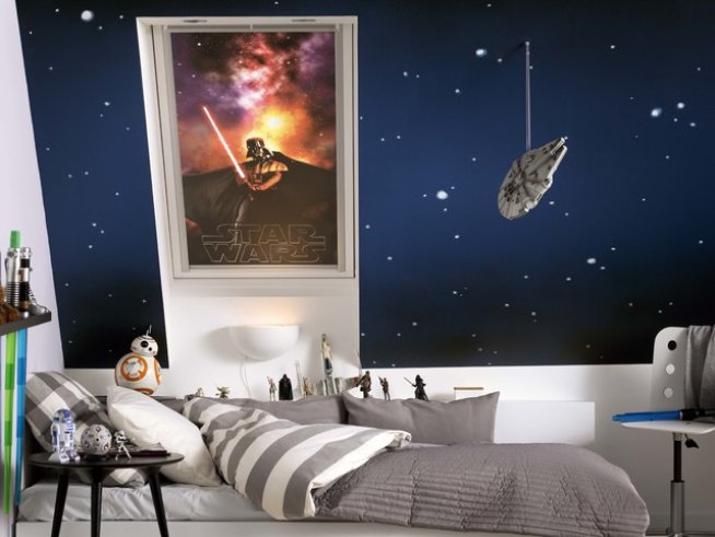 Галактическа колекция затъмнителни щори Star Wars & VELUX от друго измерение
