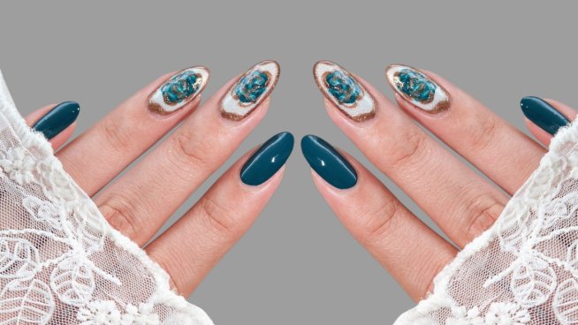 Абстрактни маникюри за есента. Снимка: istock