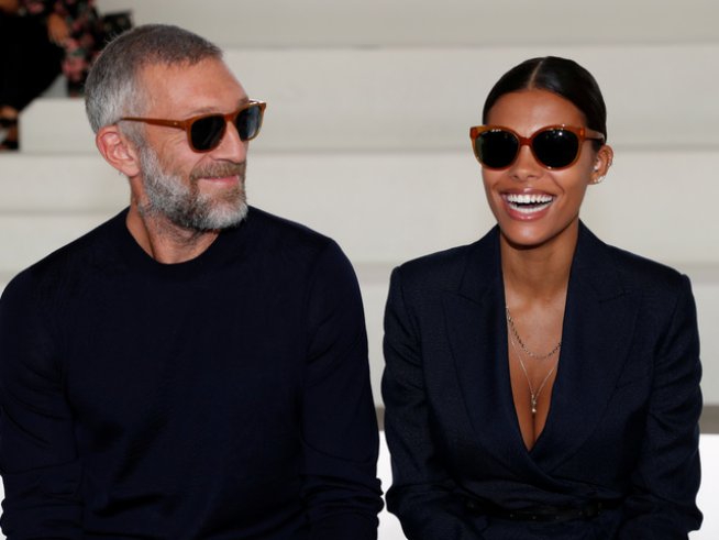 Венсан Касел и Тина Кунаки. Снимка: Reuters