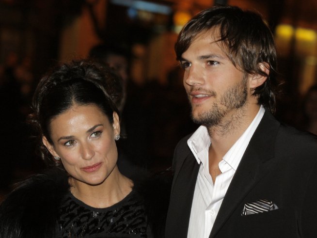 Деми Мур и Аштън Кътчър, когато бяха щастливи и заедно. Снимка: Reuters