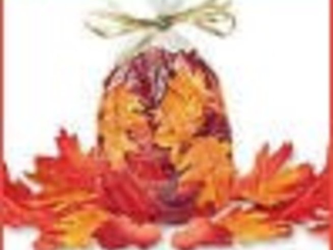 Украса с есенни листа