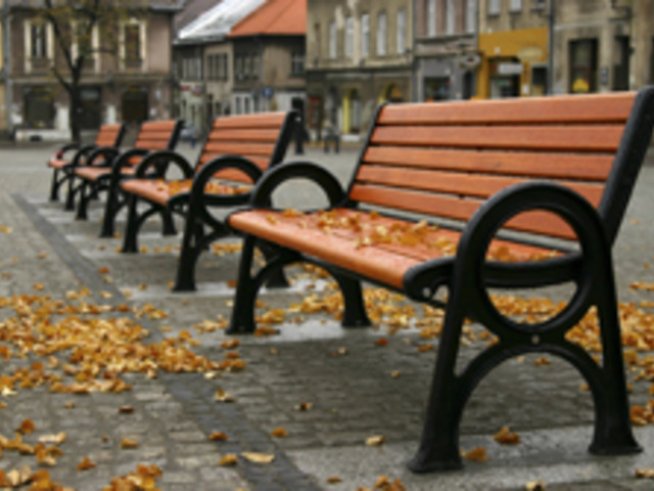 Есенно утро в големия град