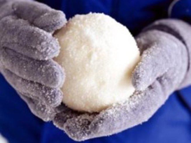 Снежни топки за гладка кожа