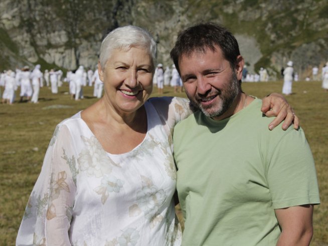 Д-р Емилова и режисьорът на филма Стилиян Иванов.