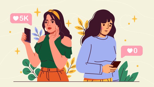 Все по- ясно се очертава тенденция, че социалните мрежи и съдържанието в интернет влияят на самооценката ни. Снимка: istock