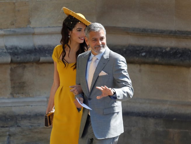 Джордж и Амал Клуни. Снимка: Reuters