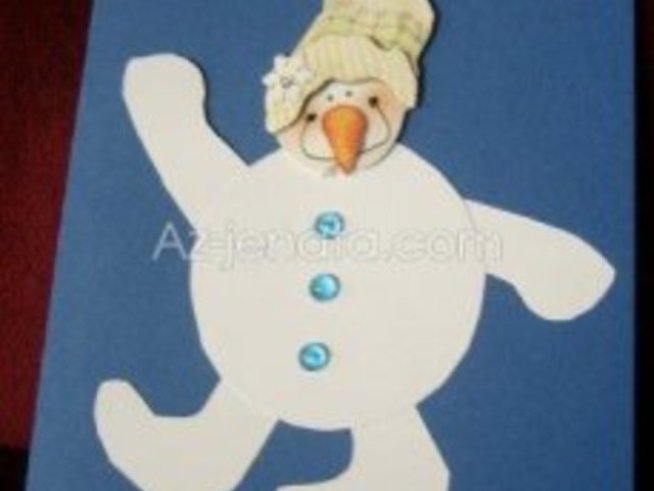 Новогодишни картички с апликации