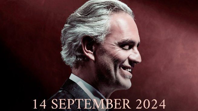 Андреа Бочели с концерт в София на 14 септември