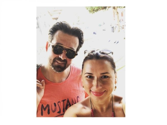 Такис и Наталия. Снимка: facebook Natalia Kobylkina