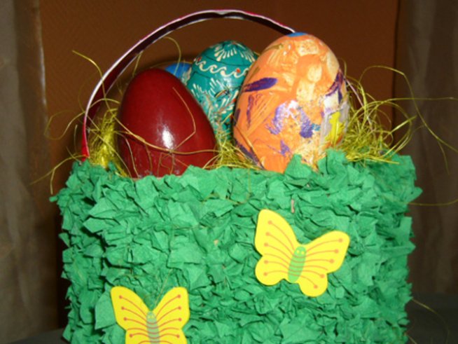 Как да си направим великденски кошнички без пари?