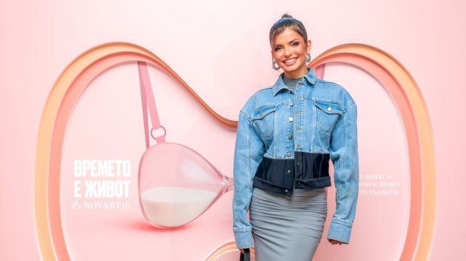 Славена Вътовва е водещо лице на националната кампания “Времето е живот”. Снимка:  Novartis България
