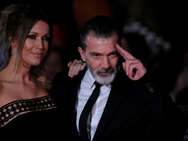 Антонио Бандерас и Никол Кимпел. Снимка: Reuters