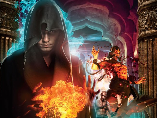 Древното зло и фуриите, въплъщаващи Земя, Въздух, Огън, Вода и Метал