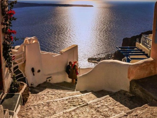 Санторини, Гърция, снимка: Instagram