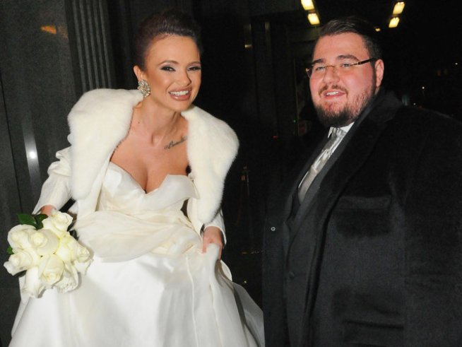 Мария и Християн на сватбения им ден. Снимка: Булфото