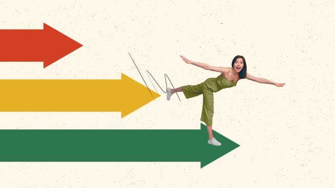 Изберете стрелка и вижте какво ви очаква в близко бъдеще.Снимка: istock