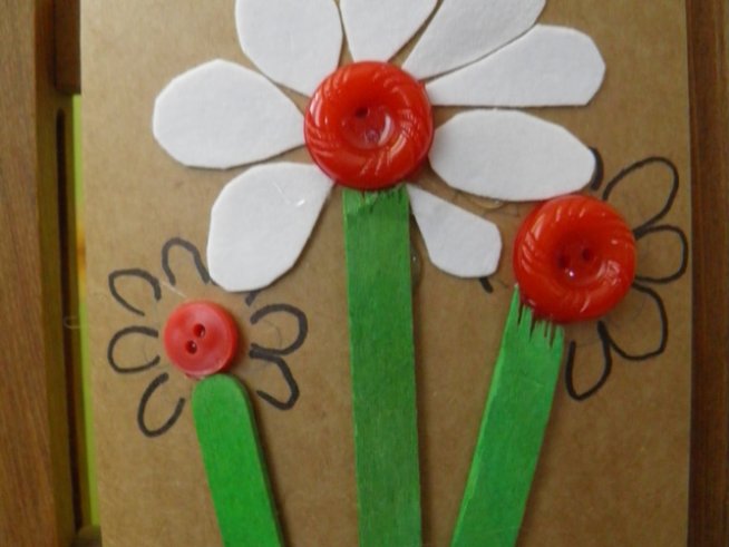 Цветни идеи с копчета