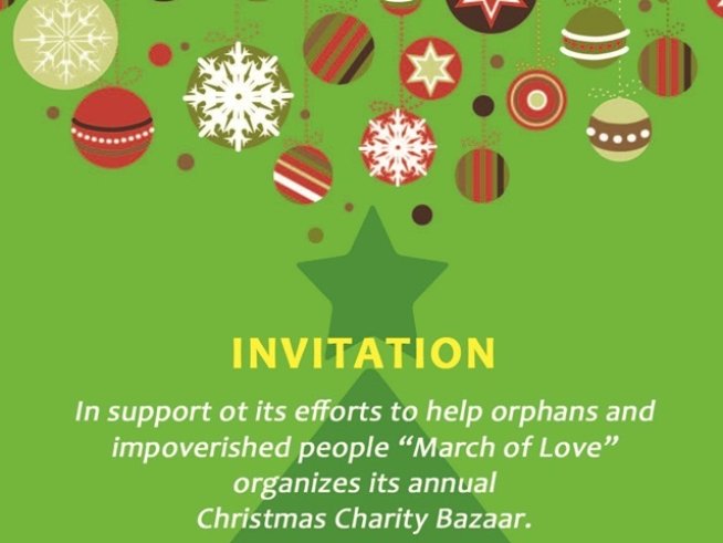 „Марш на любовта“ организира поредния си коледен базар