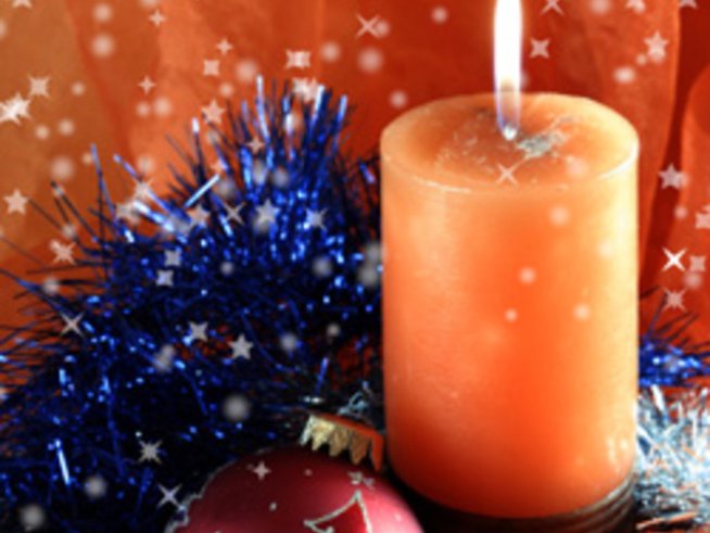 Да си направим сами коледни свещи