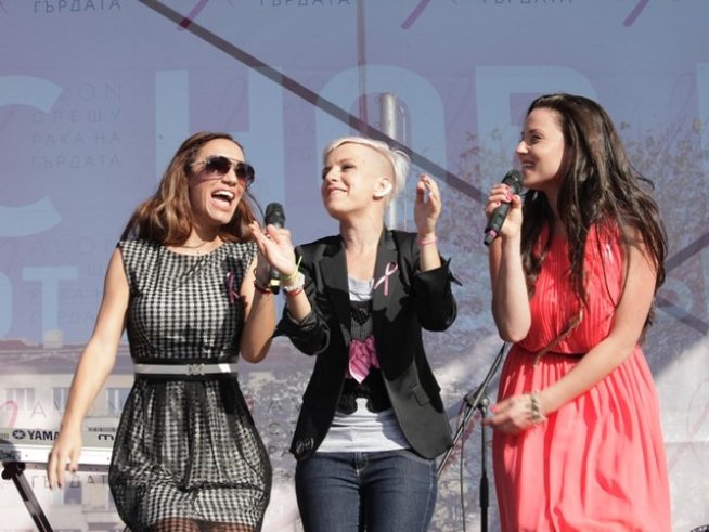 Мария Илиева, Поли Генова и Криста.