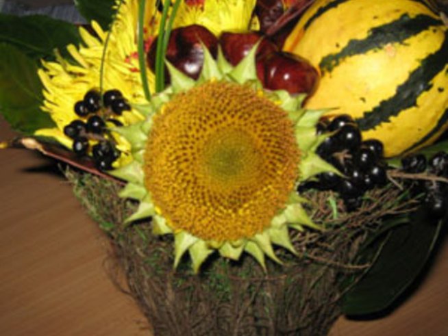 Уникален есенен букет