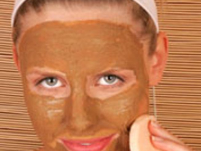 Маска за лице от зрял боб за зряла кожа