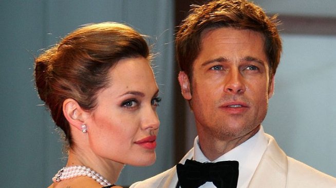 Анджелина Джоли и Брад Пит на фестивала във Венеция през 2007-а, когато все още бяха влюбени. Снимка: Getty images.