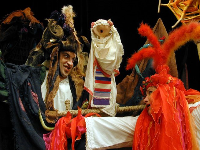 Снимка: Столичен куклен театър, "Златка, златното момиче"