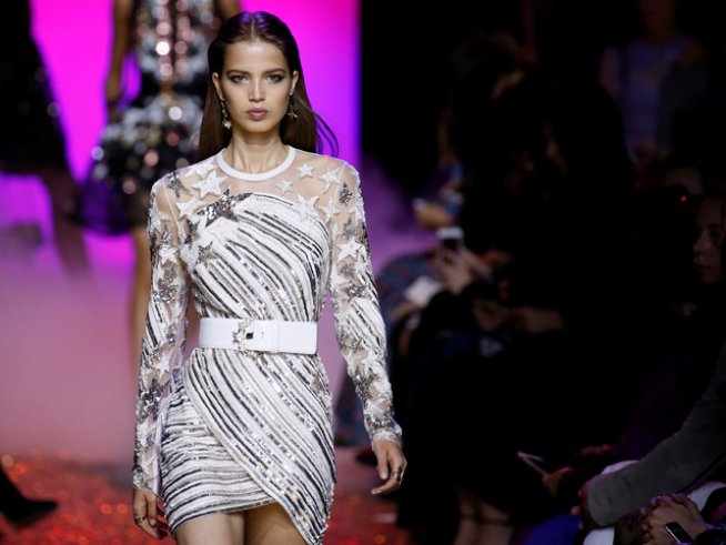 Модел на Ели Сааб за пролет-лято 2017. Снимка: Reuters