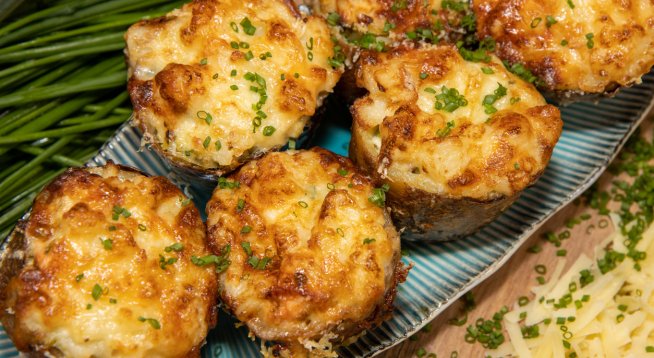 Солени мъфини с картофи и сирене