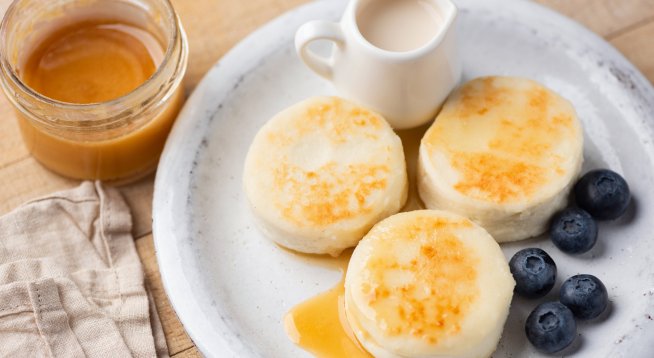 Протеинови палачинки с извара